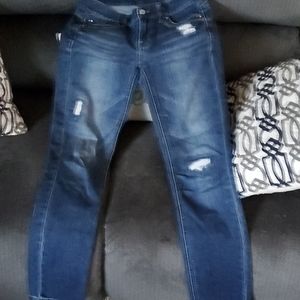 White House Black Market Womens Noir Ankle Jeans